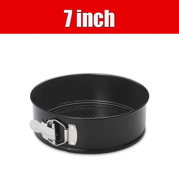 Bakemester 4/7/9/10 Inch Round Cake Mold Springform Pan Nonstick Leakproof Cheesecake Brownies Baking Pan with Removable BottomCake Tools