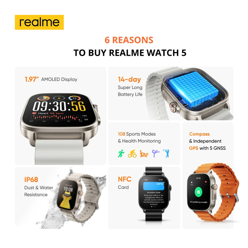 realme Watch 5 Smart Watch