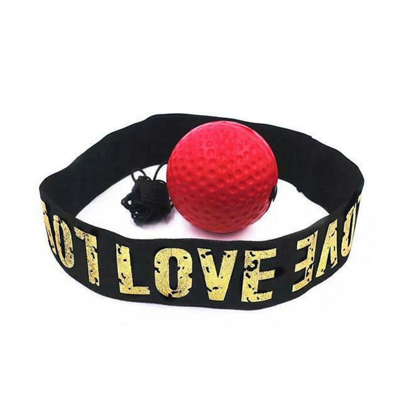 Meade Boxing Reflex Speed Punch Ball Boxing Rubber Balls for Agility Reaction Training with Sweatband Fitness Equipments Accessories