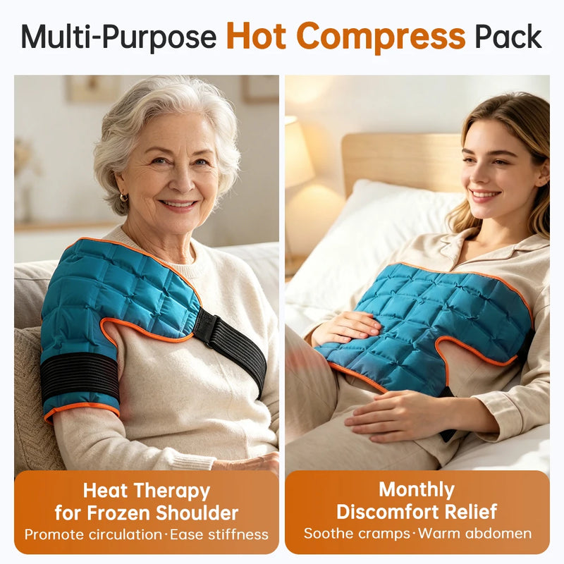 Large Ice Pack For Back/Waist/Knee/Shoulder Reusable Hot And Cold Compress Gel Pad Sports Injury Care Swelling Bruise Ice Wrap