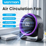 Vention Air Circulation Fan Wireless Electric Fan 3000/4500mAh Portable Speed Cooling Cooler 2500RPM