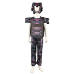 Pixel Adventure Role-Play Costume Set for Kids – Game-Inspired Boys' & Girls' Outfit for Holiday Parties, Stage Performances & Christmas Gifts