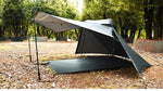 Aricxi tent 2 Person Outdoor Ultralight Camping Tent 3 Season Professional 15D Silnylon Rodless Tent grey black