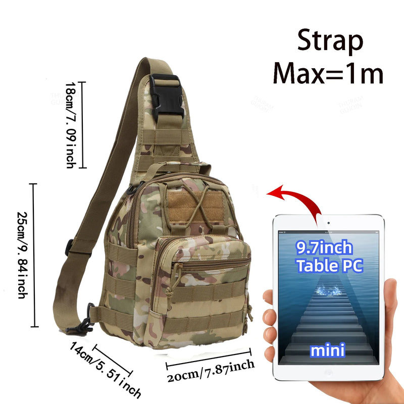 Tactical Assault Pack Sling Camping Backpack EDC Rucksack Bag