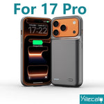 Xilecaly Smart Battery Charger Case For iPhone, Battery Pack Power Bank External Charging Cover For iPhone