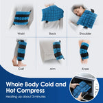 Large Ice Pack For Back/Waist/Knee/Shoulder Reusable Hot And Cold Compress Gel Pad Sports Injury Care Swelling Bruise Ice Wrap