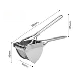 Nawongo Fruit Vegetable Juicer Potato Ricer Stainless Steel Potato Masher Heavy Duty Potato Ricer Masher for Baby Food kitchen items