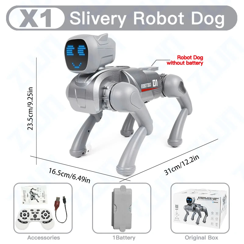 BK Toys Co. AI Smart RC Robot Dog Toys Voice Command, Programmable and more