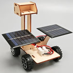 Solar Car Lunar Exploration Vehicle Children's Diy Hand-Assembled Model