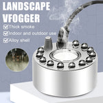 LED Mist Maker Water Fountain Fogger – 12-LED Colour-Changing Pond & Aquarium Fog Machine for Halloween, Easter, Parties & Festivals