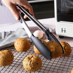 east Essentials Kitchen Tongs Silicone Food Tongs Non Stick Cooking Serving Tongs For BBQ Salad Steak Pasta Spaghetti Noodles