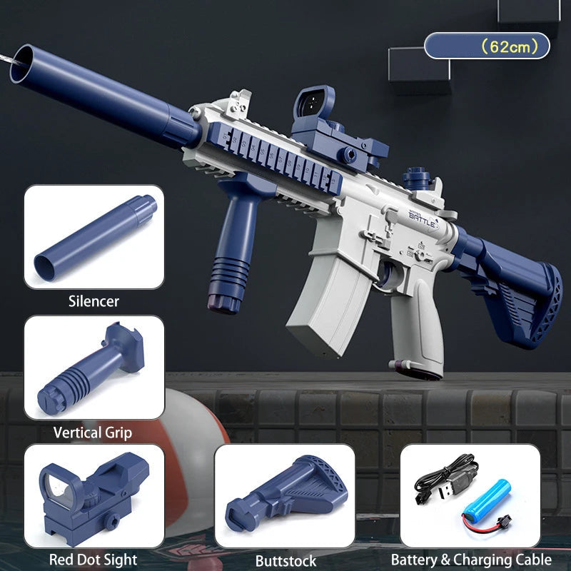 M416 Water Toy Gun Electric Pistol Shooting Toy Full Automatic