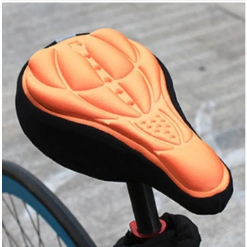 Cycmaster Mountain Bike 3d Saddle Cover Sponge Foam Seat Cushion Silicone Bicycle Seat Cushion Accessories Bicycle Seat Cover