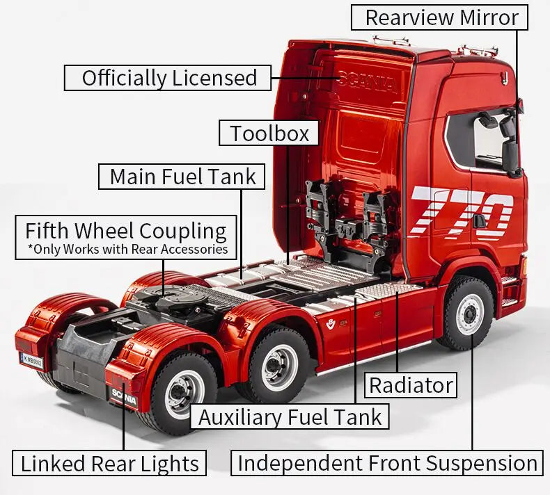 HUINA RC Truck with Light 1:18 4WD