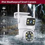 8MP Dual Lens Tuya Wifi Security Camera