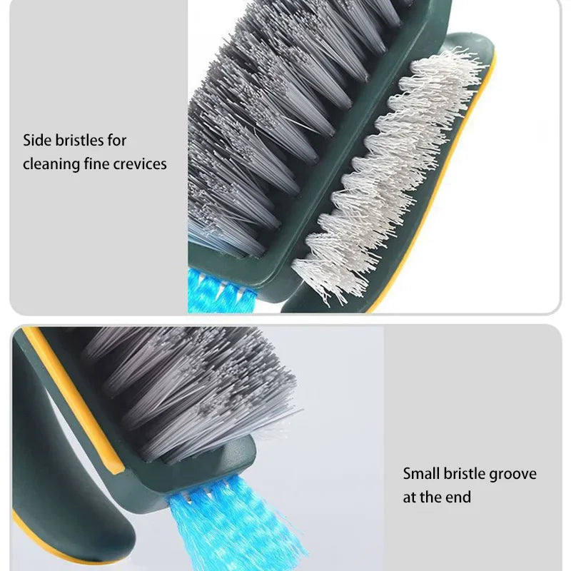 4 in 1 Squeegee Brush For Gap Groove Cleaning Tool Glass Scraper Kitchen Bathroom Floor Tire Cleaner Brushes Home Cleaning Brush