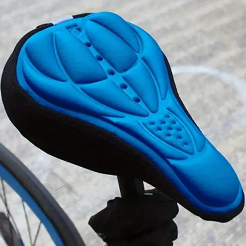 Cycmaster Mountain Bike 3d Saddle Cover Sponge Foam Seat Cushion Silicone Bicycle Seat Cushion Accessories Bicycle Seat Cover
