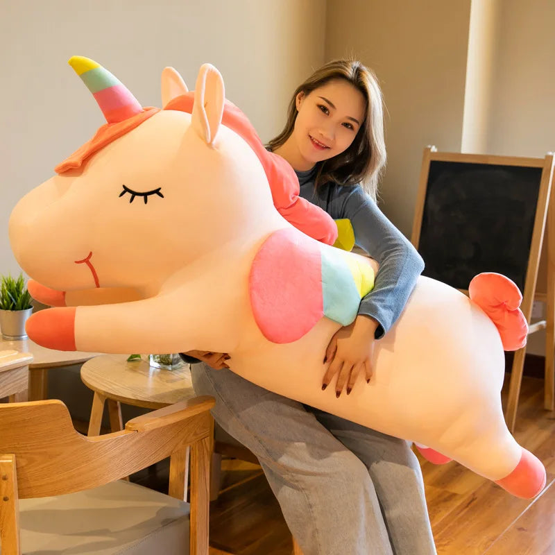 Cute Unicorn Plush Toy Rainbow Angel Unicorn