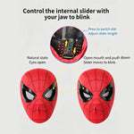 Halloween Spider-Man Mask with Operable Blink Eyes, Chin Control & Superhero Cosplay Headgear – Costume Prop & Gift
