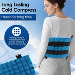 Large Ice Pack For Back/Waist/Knee/Shoulder Reusable Hot And Cold Compress Gel Pad Sports Injury Care Swelling Bruise Ice Wrap