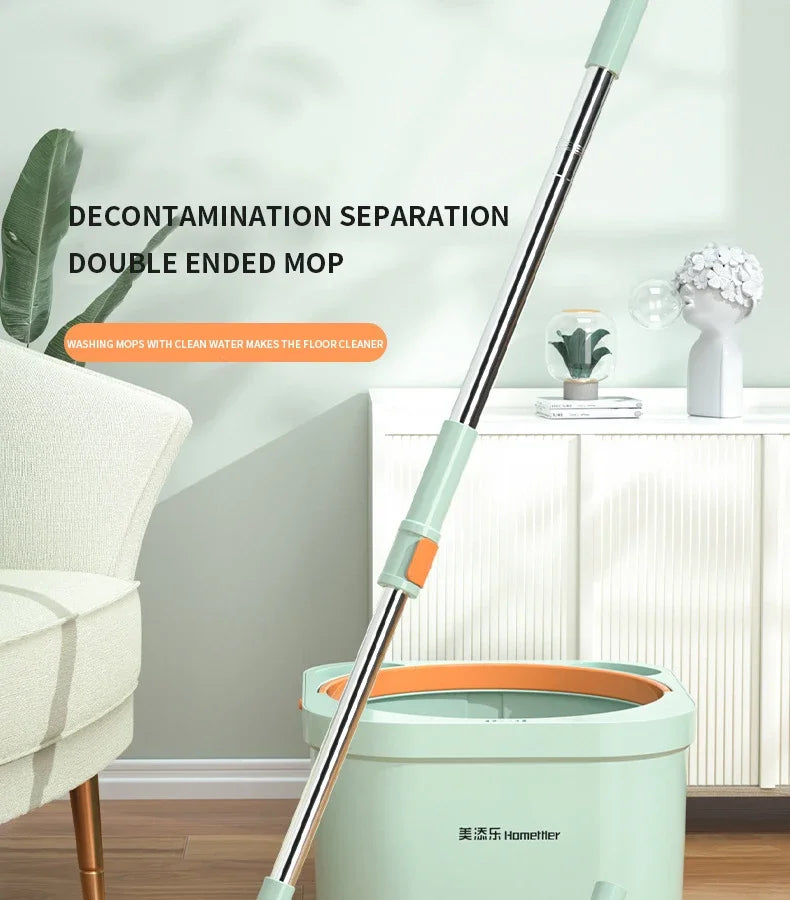 Rotating Mop Microfibers Mop and Bucket Set Floor Washing Mops Triangle Window Washing Mops Household Cleaning Tools for Home
