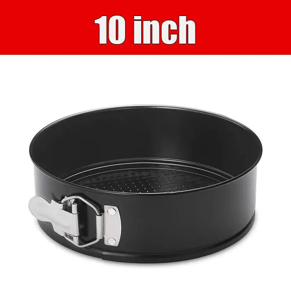 Bakemester 4/7/9/10 Inch Round Cake Mold Springform Pan Nonstick Leakproof Cheesecake Brownies Baking Pan with Removable BottomCake Tools