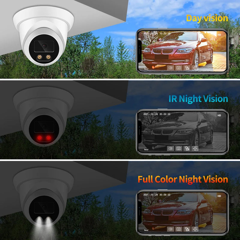 ASECAM 4K 8MP IP Camera Outdoor Audio