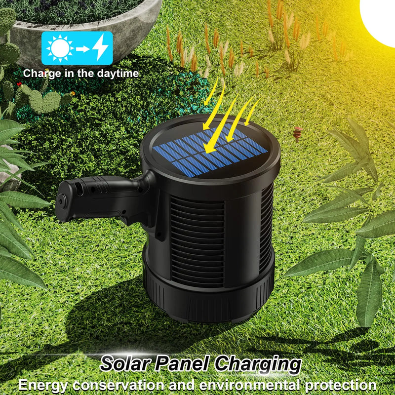 Rechargeable Spotlight 900000 Lumens Led Spotlights Handheld Large Flashlight Super Bright Outdoor Solar Spotlights Searchlight