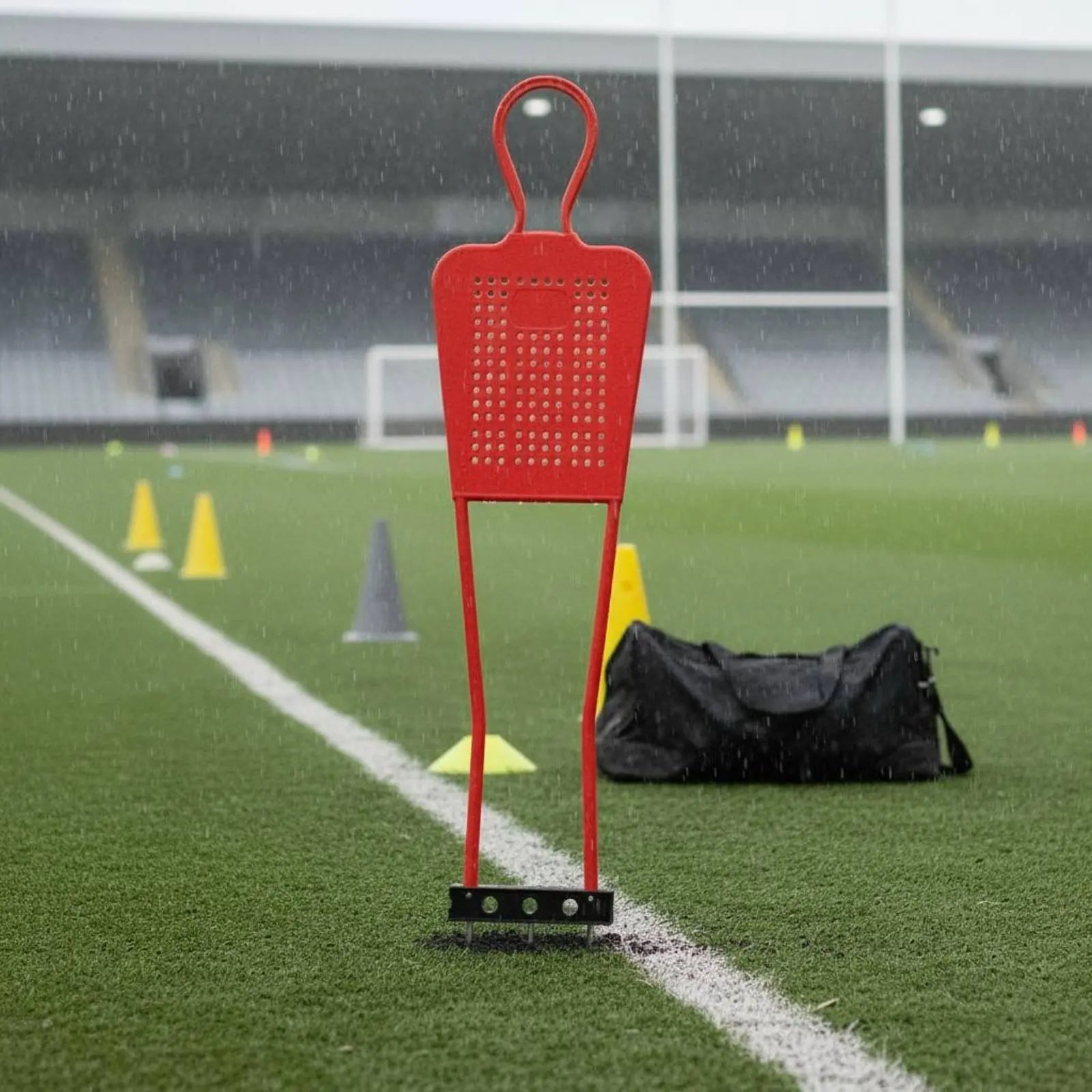Fit & Smith Soccer Wall Mannequin Long-Lasting Plastic Football Unrestricted Kick Mannequin Training Obstacle Mannequin High Visibility