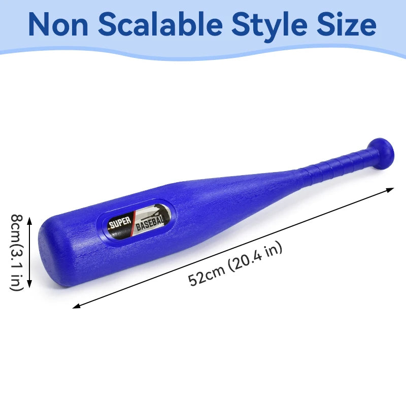 Children's Outdoor Baseball Kit, Long and Short bat, Fun Outdoor Activities