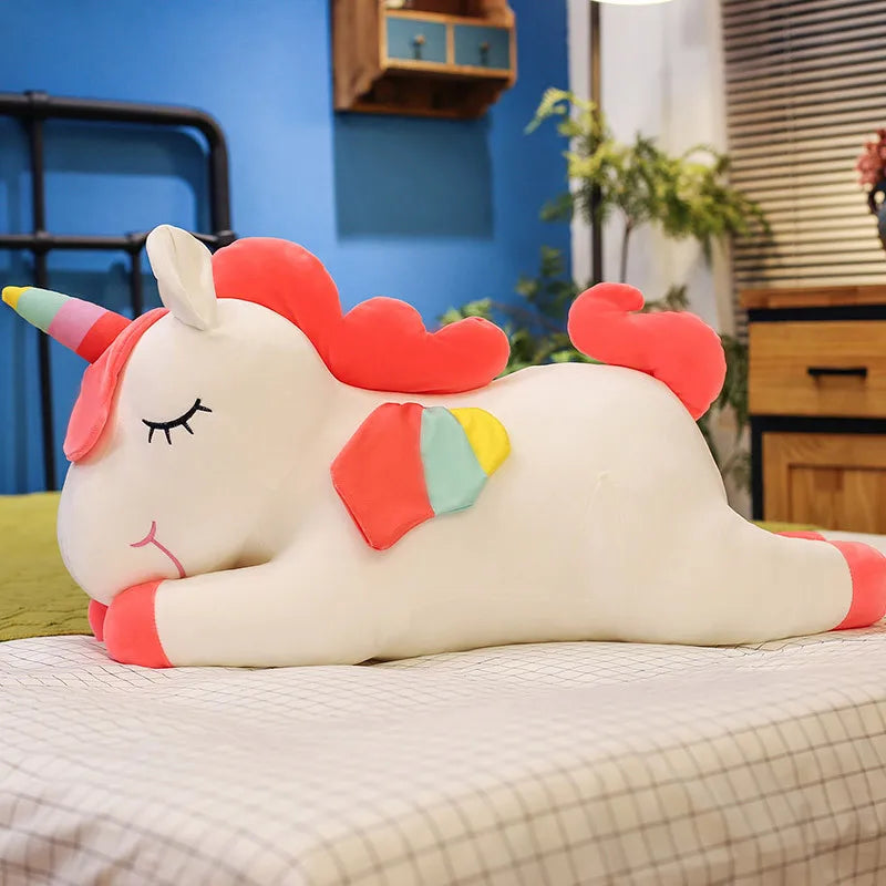 Cute Unicorn Plush Toy Rainbow Angel Unicorn