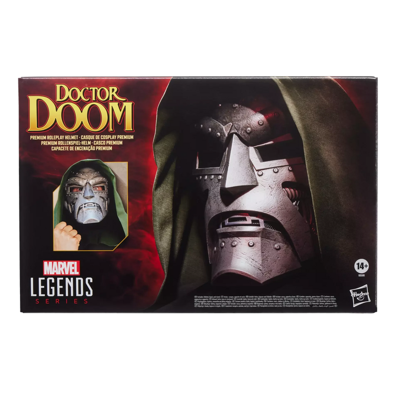 Marvel Legends Doctor Doom Premium Helmet – Avengers: Doomsday Collectible Action Figure Accessory, Detailed Display & Cosplay Prop for Adult Collectors