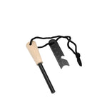 Bear Grylls Survival Fire Starter Magnesium Flint Rod, Portable Emergency Firesteel Kit