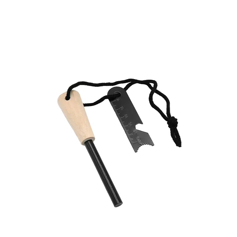 Bear Grylls Survival Fire Starter Magnesium Flint Rod, Portable Emergency Firesteel Kit