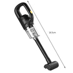 Shak Wireless Handheld Vacuum Cleaner Cordless Handheld Chargeable Auto Vacuum for Home & Car & Pet Mini Vacuum Cleaner 50000Pa