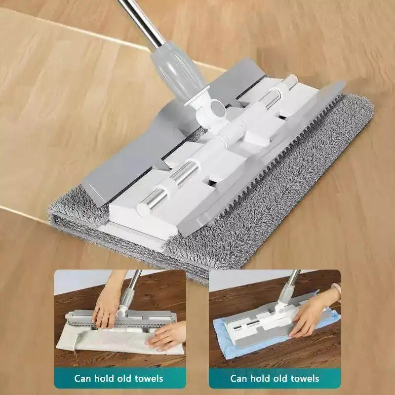 Sabca Clip-On Face Towel Mop Electrostatic Dust Removal Mop Disposable Face Paper Mop For Cleaner Wipes/Dry/Cloth
