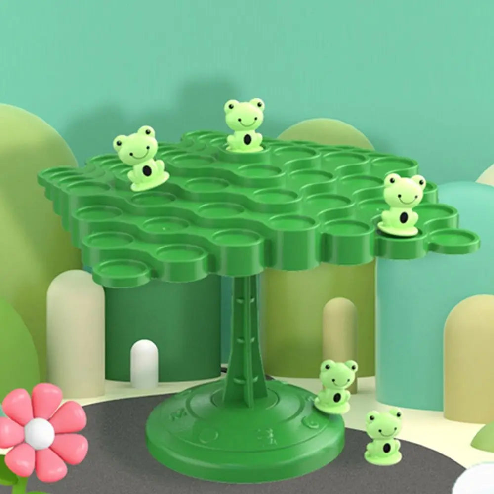 Fun Frog Balance Tree Children Math Toys Balancing Board Game