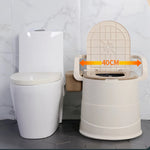 east Camping Portable Camping & Emergency Toilet with Lid – Grey