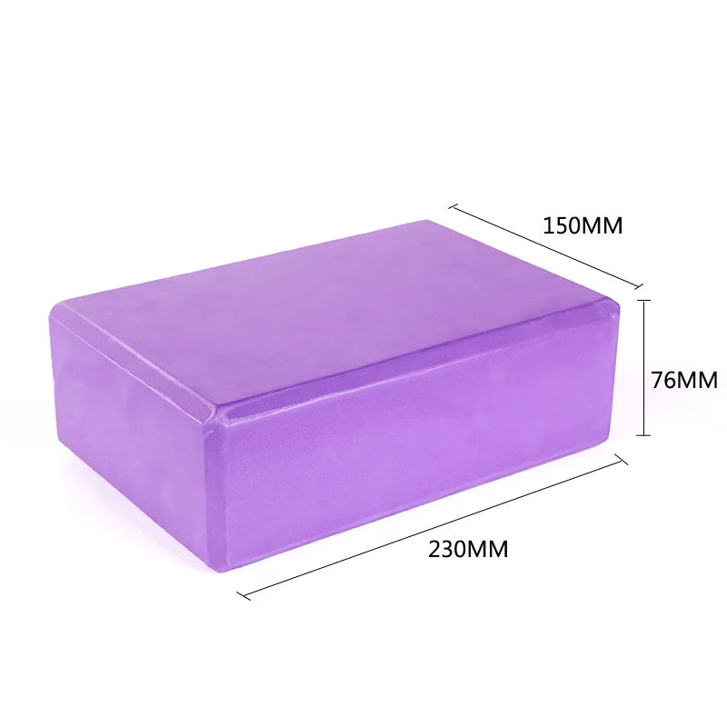 1PC Yoga Building Blocks Cubes Pilates Bricks Reinforcement Mats Sports Supplies Exercise Home Exercise Equipment Fitness
