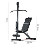 PORIYA 9 in 1 Foldable Adjustable Weight Bench Fitness Bench Adjustable Bench Gym