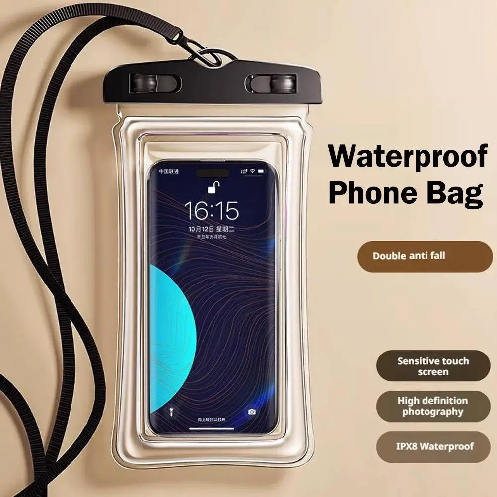 Waterproof Phone Case Pouches, Floating Bag, Touch Screen Access & More