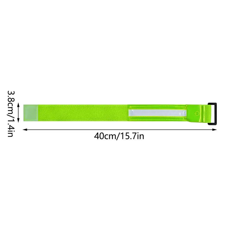 Night Running Armband LED Light Outdoor Sports USB Rechargeable Safety Belt Arm Leg Warning Wristband Cycling Bike Bicycle Light