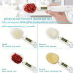 MasterBro Mini Spoon Scale Digital Kitchen Scale Electronic LCD Food Scale 0.1-500g Cooking Flour Milk Coffee Powder Weight Measure Spoon