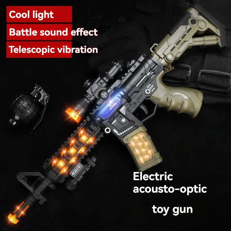 AK/SCAR Toy Rifle – Sound, Light & Vibration
