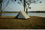 Aricxi tent 2 Person Outdoor Ultralight Camping Tent 3 Season Professional 15D Silnylon Rodless Tent grey black