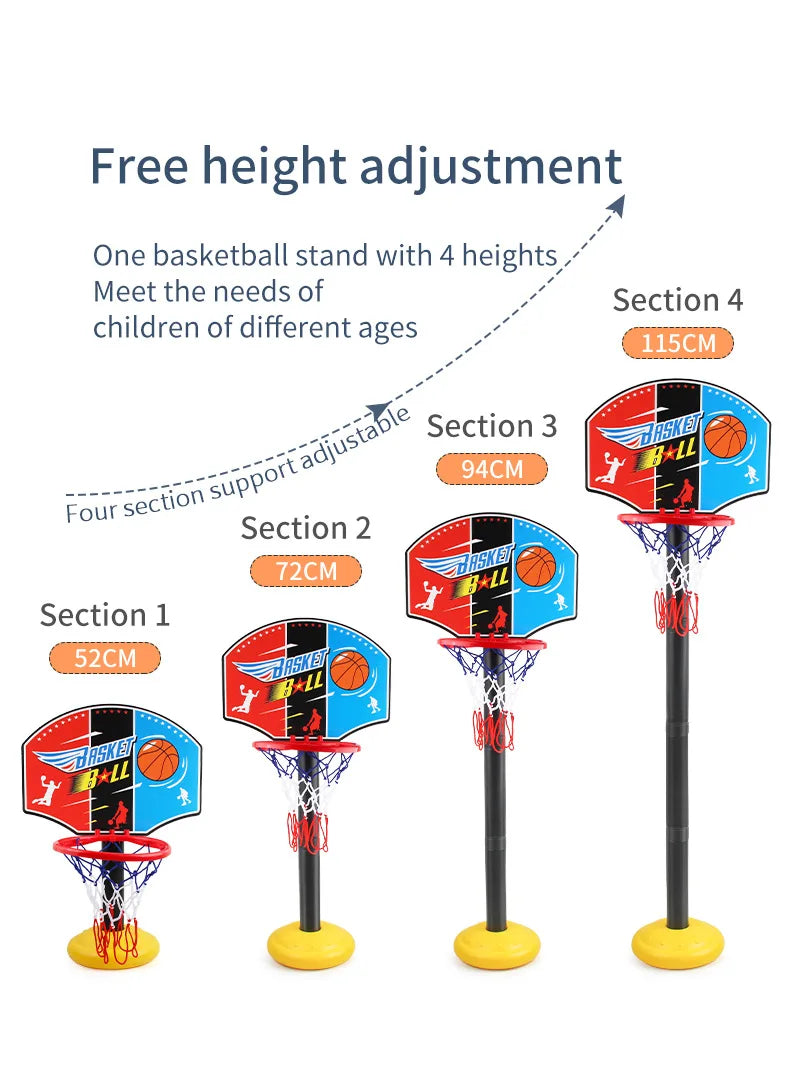 Basketball Hoop for Toddler's, Kids, etc 52-115CM Stand Rack