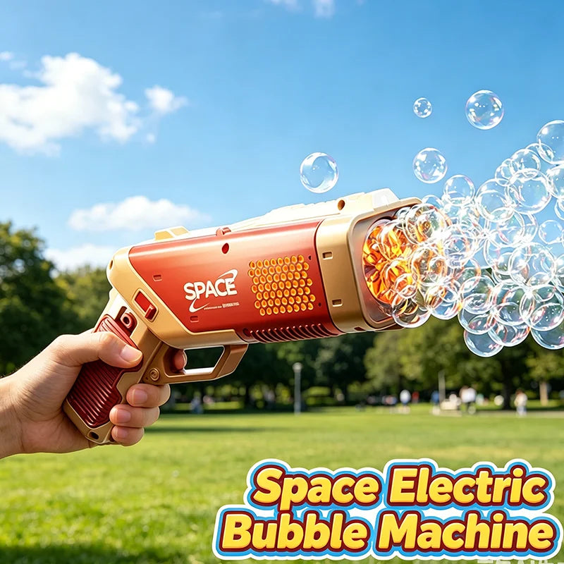 Electric Bubble Gun Automatic Bubbles Machine