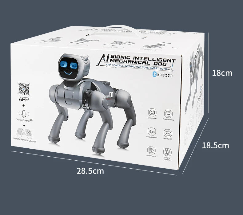 BK Toys Co. AI Smart RC Robot Dog Toys Voice Command, Programmable and more