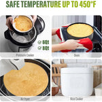Bakemester 4/7/9/10 Inch Round Cake Mold Springform Pan Nonstick Leakproof Cheesecake Brownies Baking Pan with Removable BottomCake Tools