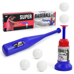 Children's Outdoor Baseball Kit, Long and Short bat, Fun Outdoor Activities